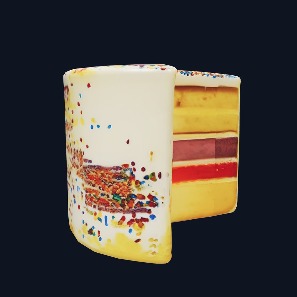 Rainbow Sprinkle Cake model pack